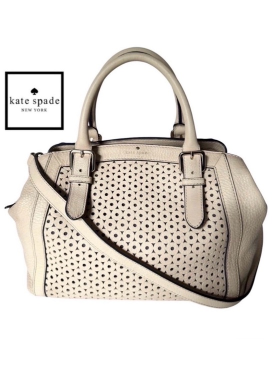 kate spade Handbags - kate spade New York Mercer Isle Sloan Satchel  Beige Leather